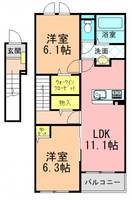 物件の間取り画像