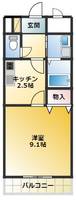 物件の間取り画像