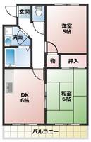 レスターテⅣ101の間取り