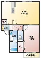 シェソワ門真南の間取り