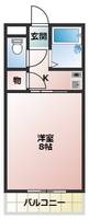 ロータリーマンション萱島西513の間取り