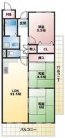 物件の間取り画像