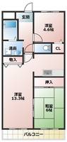 物件の間取り画像