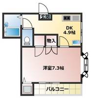 物件の間取り画像