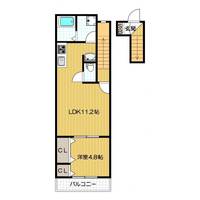 エル アンバル202号室の間取り