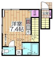 フェリシテ北千住の間取り
