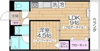 鴨下マンションの間取り