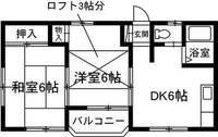 メナージュ野本106の間取り