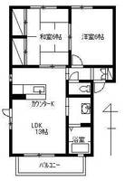 ハイネスA202の間取り