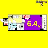 プレサンス広小路通今池の間取り