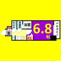 ディアレイシャス名古屋太閤通Ⅱの間取り