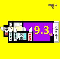 プレサンスTHE高岳の間取り