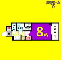 S-RESIDENCE堀田NorthⅡの間取り