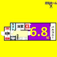 プレサンス泉セントマークの間取り
