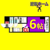 アステリ鶴舞テーセラの間取り