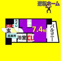 プレサンス新栄リミックスの間取り