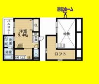 クオリア荒子(クオリアアラコ)201の間取り