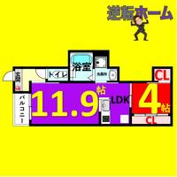 REGALEST 新瑞橋302の間取り