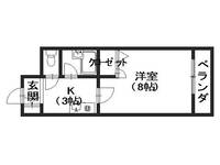 ステューディオ長束の間取り