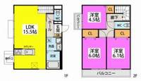 メゾングレイスの間取り