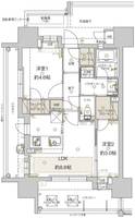 アクタス福岡県庁前グランネクストの間取り