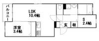 PLATZ Aの間取り