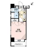 ダイナコートエスタディオ大濠公園503の間取り