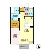 シュロス新分の間取り