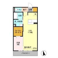 ディアマント Aの間取り