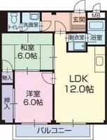 物件の間取り画像
