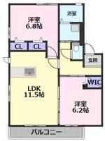 物件の間取り画像
