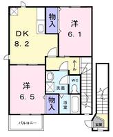 アメニティハイツAの間取り