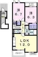物件の間取り画像