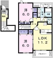 プレミアシャープの間取り