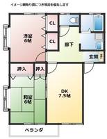 パールハイツマツダの間取り