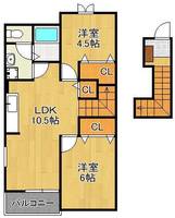 ダンケ吉志の間取り