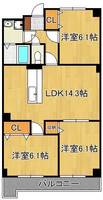ロージュマン黄金町の間取り