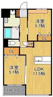 物件の間取り画像