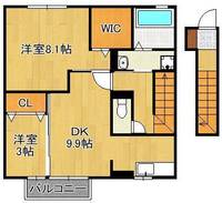 エスペランサ中曽根の間取り