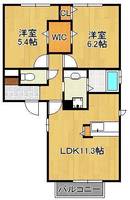 プラージュKJの間取り