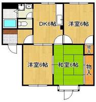 メンバーズタウン苅田 B棟の間取り