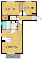 物件の間取り画像