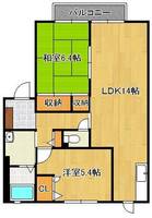 オー・ボアパティール C棟の間取り