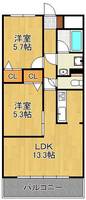 ルネックスⅡの間取り