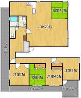 物件の間取り画像