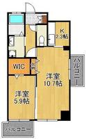クレスト南小倉の間取り
