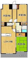 サンパーク通谷Ⅱ 104号の間取り
