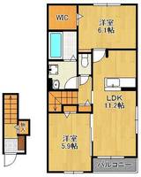 マイライフ直方Ⅱの間取り