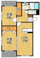 サンヒルズ永犬丸の間取り