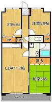 エクレール若葉台の間取り